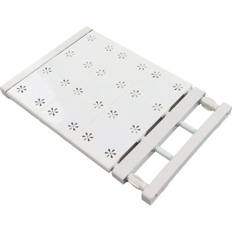 Panneau de séparation extensible pour armoire, gain de place, avec tringle intégrée, pour armoire de 38 à 60 cm (15 à 23,6 pouces). (1/5)