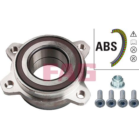 Kit de roulements de roue FAG 713 6123 00 PORSCHE 7P0498287 7P0501287