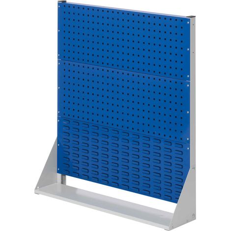 Kappes ®RasterPlan Stellwände einseitig Größe 3 - 2x Lochplatten 1x Schlitzplatte Enzianblau RAL 5010