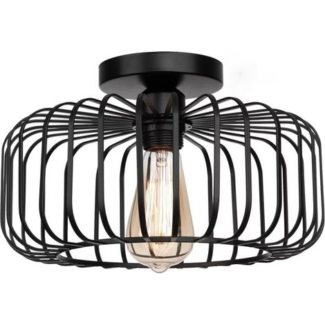Plafonnier rétro en forme de cage, alimentation 110 V CA (1/5)
