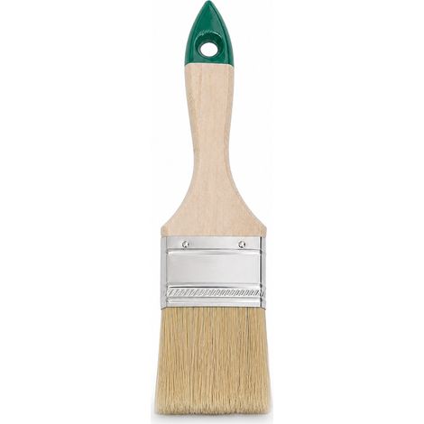 Brosse 2 pouces à manche en bois pour peinture barbecue et nettoyage (1/5)