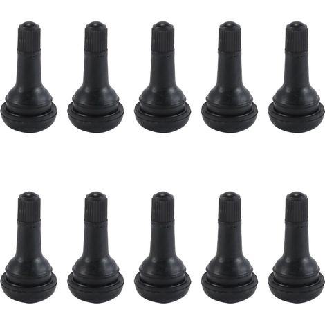 Lot de 10 Tiges De Valve De Pneu en Caoutchouc TR415, Pièce De Rechange pour Jantes sans Chambre À Air (1/5)