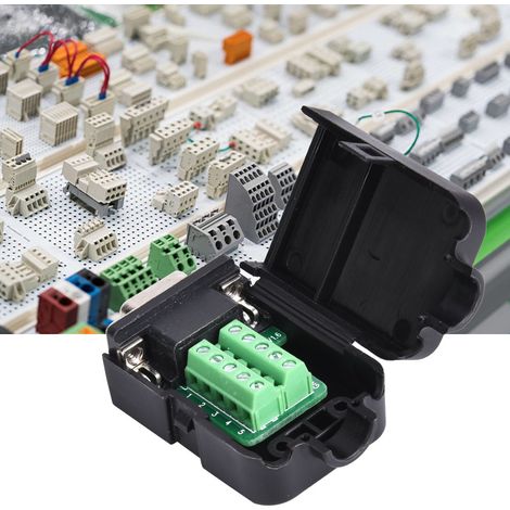 Stück DB9-Buchsen-9-polige Schraub-Seriellstecker mit Anschlussadaptergehäuse (1/5)