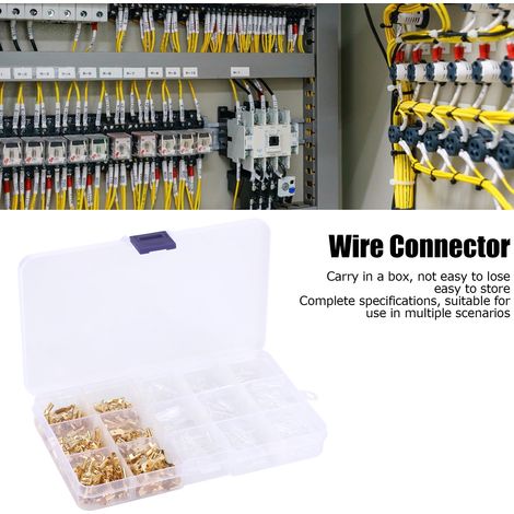 Lot de 270 connecteurs 2,8/4,8/6,3 V avec bornes dorées (combo populaire) (1/4)
