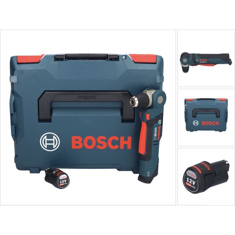 Bosch Professional GWB 12V-10 Akku Winkelbohrmaschine 12 V + 1x Akku 3,0 Ah + L-Boxx - ohne Ladegerät