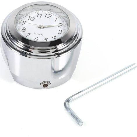 Monture de Guidon de Moto avec Chronomètre Horloge de Guidon de Moto Etanche (1/5)