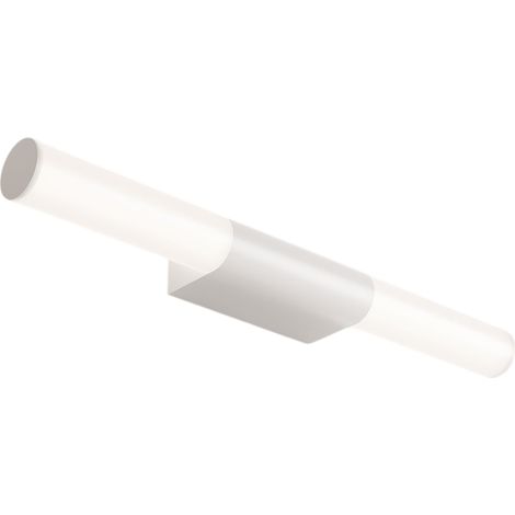 Sticks Lampada da parete e soffitto a LED orientabile, struttura in alluminio bianco opaco, 15.5W, dimmerabile TRIAC, IP54, 50 cm di altezza (1/3)
