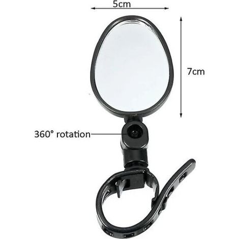 Rétroviseur de scooter électrique cykel backspeglar pour M365 Pro 2 Qicycle Accessoires de vélo (1/2)