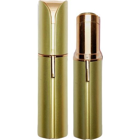 Longziming – Elektrischer Augenbrauentrimmer – Präzision – USB-aufladbar – Tragbar und sicher für Gesichtshaare – Gold (1/5)