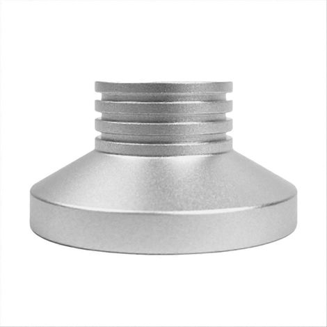 LP-Schallplattenstabilisator, Plattenspielerstabilisator, silberner HiFi-Clip (1/5)