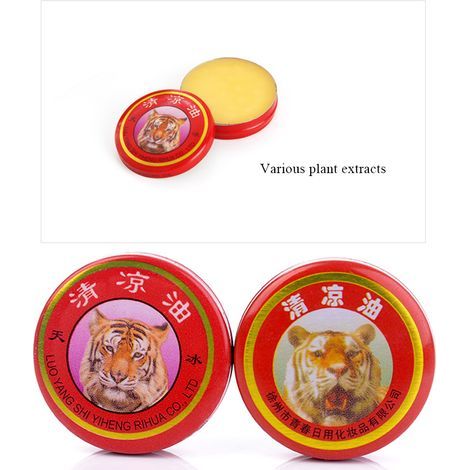 20 Stück natürliches Tigerbalsamöl zur Behandlung von Erkältungen, Grippe, Kopfschmerzen, Schwindel und Muskelverspannungen – kühlende Salbe (1/5)