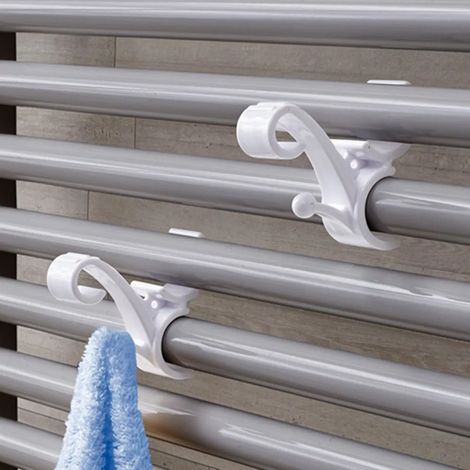 Appendini per termoarredo bianco in set 2 pezzi (1/4)