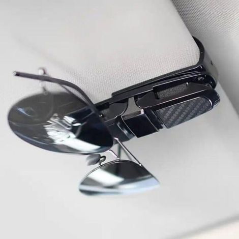 Supports de lunettes de soleil pour pare-soleil de voiture, support de lunettes de soleil à clip, support de lunettes po Étiquette (1/5)