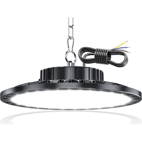 Projecteur LED industriel 100W – 10000 lumens – IP65 étanche – 7000K blanc froid – Installation flexible pour ateliers et entrepôts - 10000LM