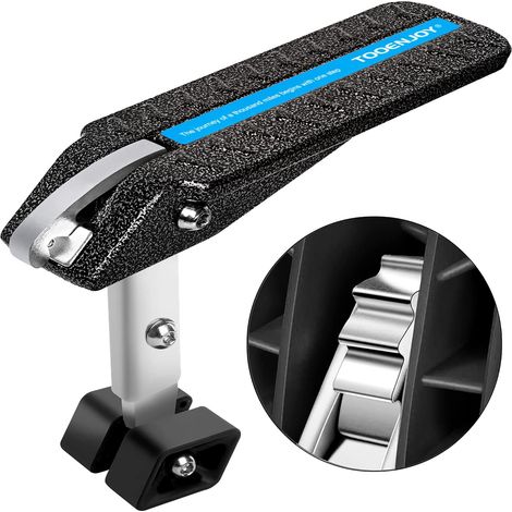 Marchepied de Porte de Voiture, Support de Crochet de pédale de Porte de Voiture Pliable réglable à 5 Niveaux Universel. Accès Facile au Toit de la Voiture pour la Plupart des Voitures(Noir) (1/5)