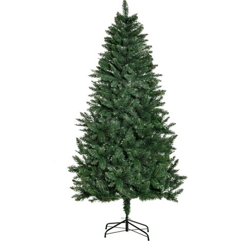 Sapin de Noël artificiel 180 cm 724 branches Support métallique
