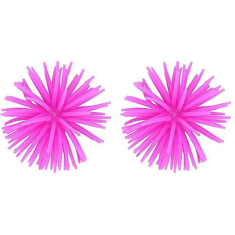 2 pièces de décoration en silicone pour aquarium en forme de corail (1/3)