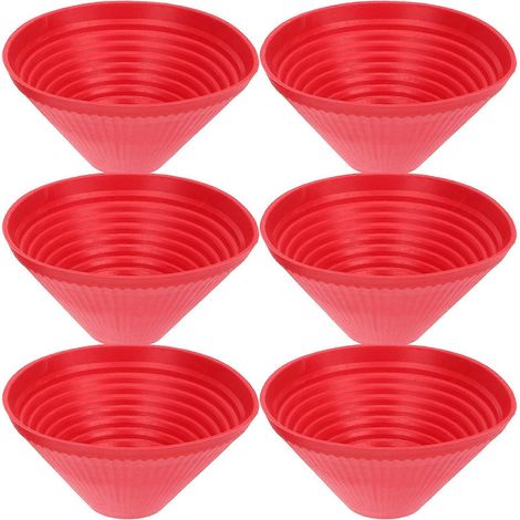 Lot de 6 pinces à bocaux réutilisables en caoutchouc, ouvre-bocaux et pinces multi-usages-9.50X9.50X5.50CM (1/4)