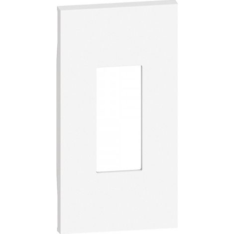 PLASTRON DE FINITION LIVING NOW POUR TOUTES PRISES RJ45 2 MODULES - BLANC BTICINO COFREL ARDBTKW07M2