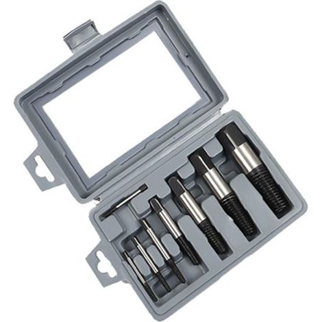 Ensemble extracteurs de vis en Acier allié Robinet Triangulaire u d'eau Kit d'extracteur de vis cassé dissolvant de vis endommagé (1/4)