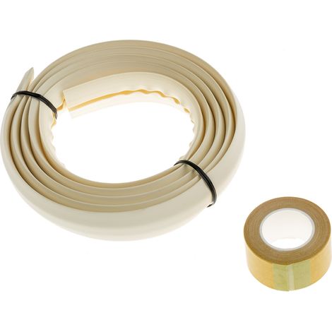 Protège câble RS PRO, Ø interne: 7.4mm 7.4 x 3.8mm, long.: 1.83m, larg.: 25,4 mm, PVC Blanc ( Prix pour 1 )