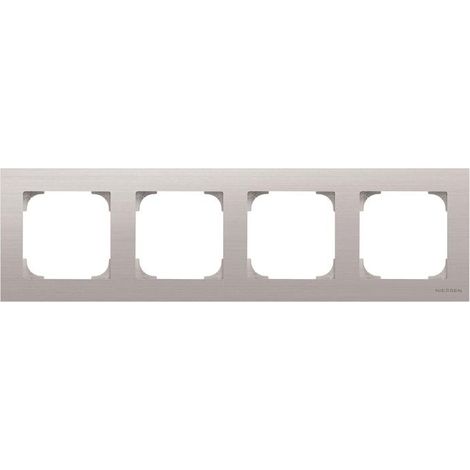 Rahmen 4 Elemente STAHL INOX NIESSEN SKY 8574 AI