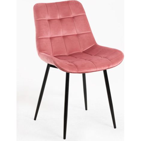 Sillas Comedor - Silla Teray Terciopelo - Rosa (1/5)