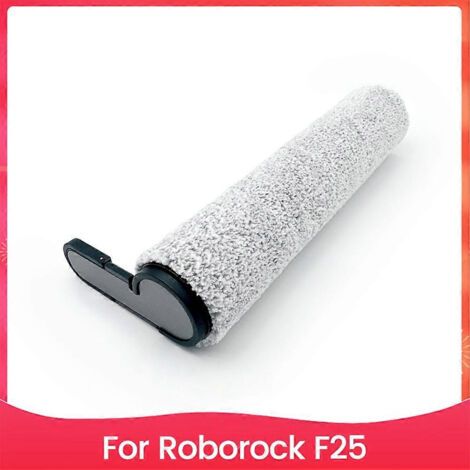 Pièces détachées pour aspirateur eau et poussière Roborock série F25 : brosse rotative avec support et accessoires.