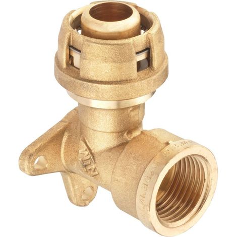 Cornat Steck-Wandscheibe komplett ø 16 mm 1/2 IG Messing Heizkörperventile