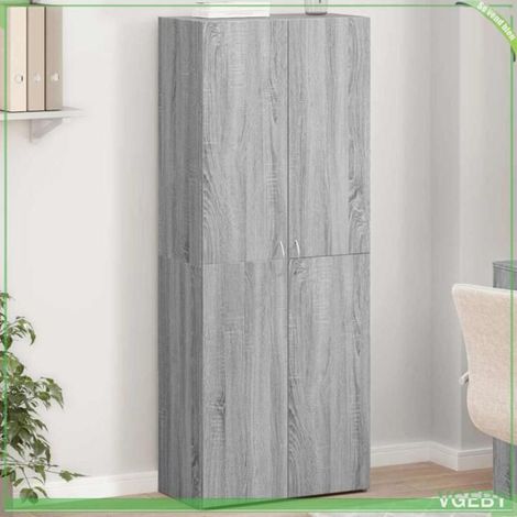 Armoire de classement - 3276649 - sonoma gris - bois d'ingénierie - 60 x 32 x 153 cm (1/5)