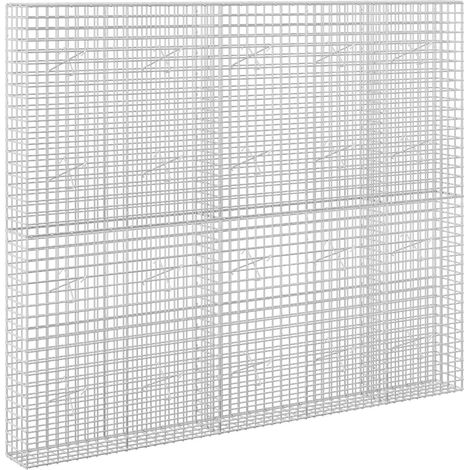 Gabion avec fil de 5 mm et maille de 5x5 cm 250x20x200 cm vidaXL (1/5)