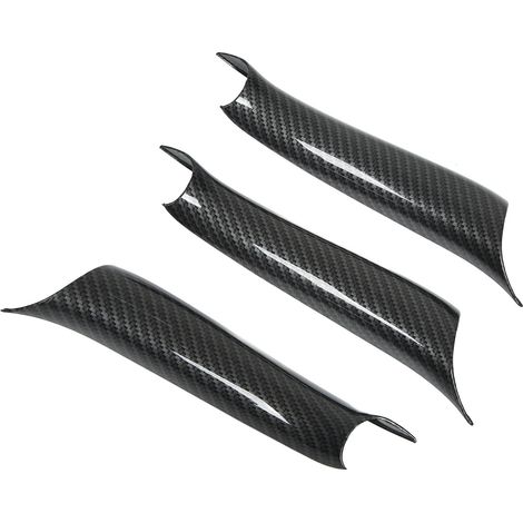 3x Poignée de Porte Intérieure Garniture Carbone Style pour BMW X5 X6 F15 F16 2014-2018 (1/5)