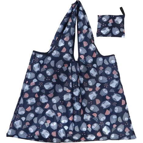 Wiederverwendbare Einkaufstasche – Faltbare Stofftasche – Wasserdicht – 68 x 58 cm (aufgefaltet) – 1 Stück (1/5)