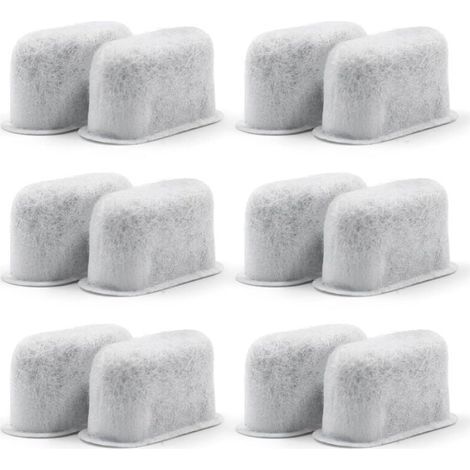 12pcs Filtres à eau à charbon de rechange Filtre non tissé pour cafetières (1/5)