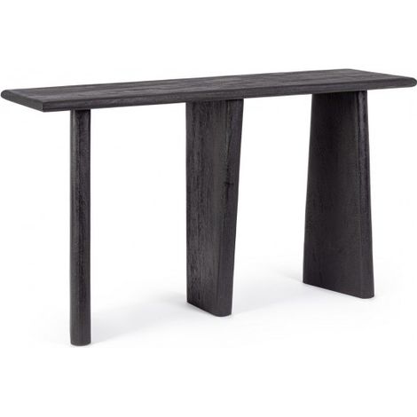Consolle Legno Nero Moderna da Interno 130x40 - ALEXIA (1/5)