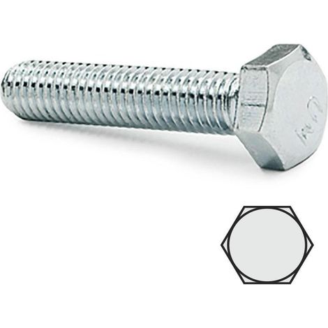 tornillo cabeza hexagonal din 933  zi metrica m-8 largo 16mm