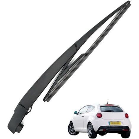 Rear Wiper Arm and Wiper Blade, Rear Wiper Arm Natural Rubber All Weather Kit Compatible with Alfa Romeo Mito 2008-2018 (1/5)