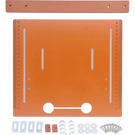 25 x 28 cm große Grundplatte für Schneidemaschinen, PP-Sägetisch mit 2 cm Rand für die Holzbearbeitung (1/5)