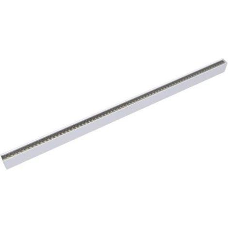 Suspension Linéaire LED 120cm 50W Interconnectable - Blanc - SILUMEN (1/5)