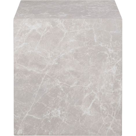 Table d'appoint marbre décor Prague – Bout de canapé moderne – Dimensions 50x50cm – Idéal pour salon et chambre – House Nordic (1/8)