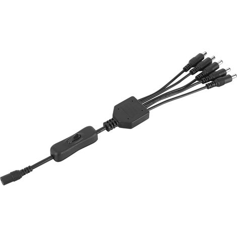 Câble D'alimentation DC 32cm Avec Interrupteur Pour Bande LED Connecteur 5.5mm Kit De 1 (1/5)