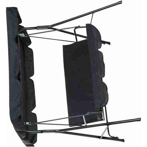 Funda impermeable para columpio de exterior, resistente a la lluvia y al polvo, color negro. (1/5)