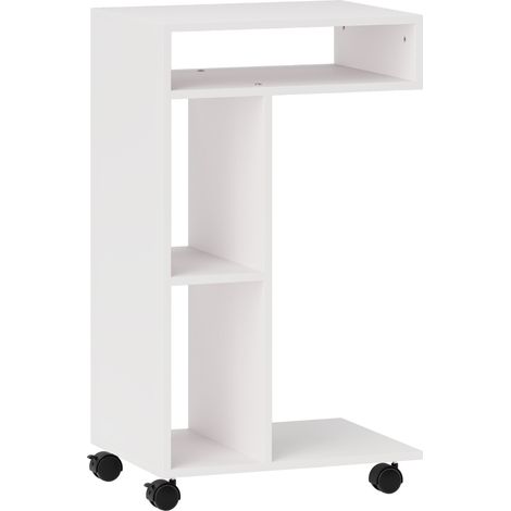 Table d’appoint mobile YVON blanche
