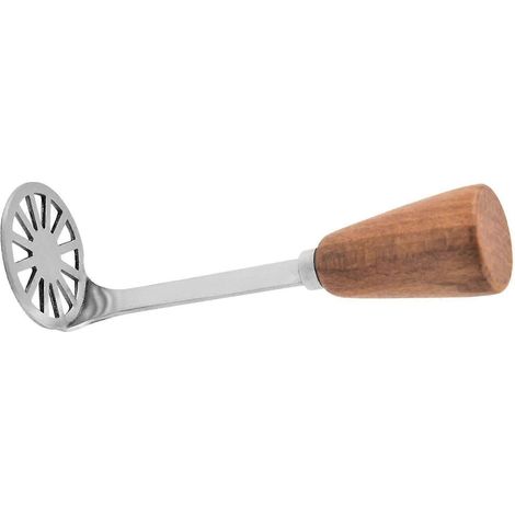 Presse-purée à pomme de terre avec poignée antidérapante, presse-purée souple pour fruits, viande et carottes (1/5)