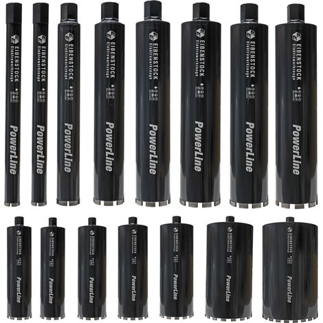 EIBENSTOCK Diamant-Nass-Bohrkronen 1¼" Powerline, Ø 202 mm,Nutzlänge 450 mm - 36E20200 (1/2)