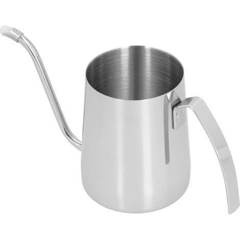 Cafetière/théière en acier inoxydable à long bec verseur et col de cygne de 350 ml pour la maison (1/5)