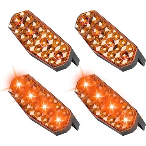 Feu Stroboscopique Solaire d'Avertissement Feux Sans Fil (1/5)