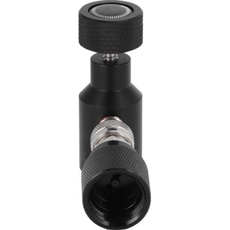 Adaptateur de Recharge CO2 en Aluminium, Connecteur pour Cylindre ASA avec Accessoire G1/2-14 Noir pour Soda