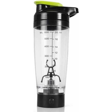 Bouteille shaker protéine - 1 pièce, 600ml automatique portable gobelet sport nutrition - Type bouteille Étiquette (1/5)