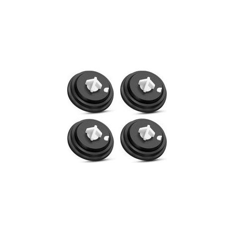 4 Pièces Joint Chasse d'eau WC, Membrane Chasse d'eau parfait Réparation Express, Soupape Diaphragme chasse d’eau pour L'entretien de La Chasse D'eau Citernes des Toilettes